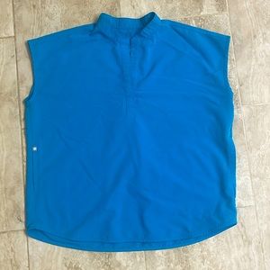 Figs teal Rafaela oversized top medium